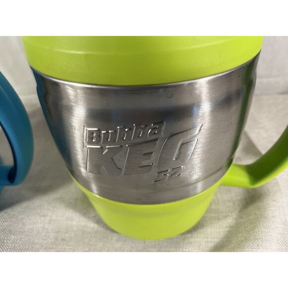 Two BUBBA KEG 52oz Ounce Insulated Travel Mugs Stainless With Handle Flip Top - Picture 2 of 5